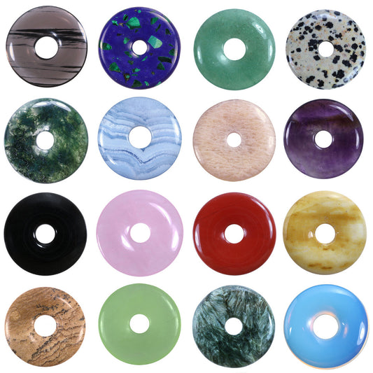 10x Donut Pendants 30 mm Remaining Stock | Surprise Item