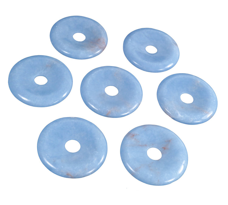 Angelit Donut | 40 mm Anhänger + Baumwollband