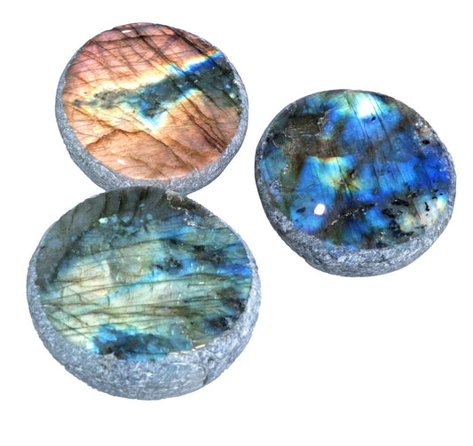 Labradorite Emu Egg | Polished tumbled stone