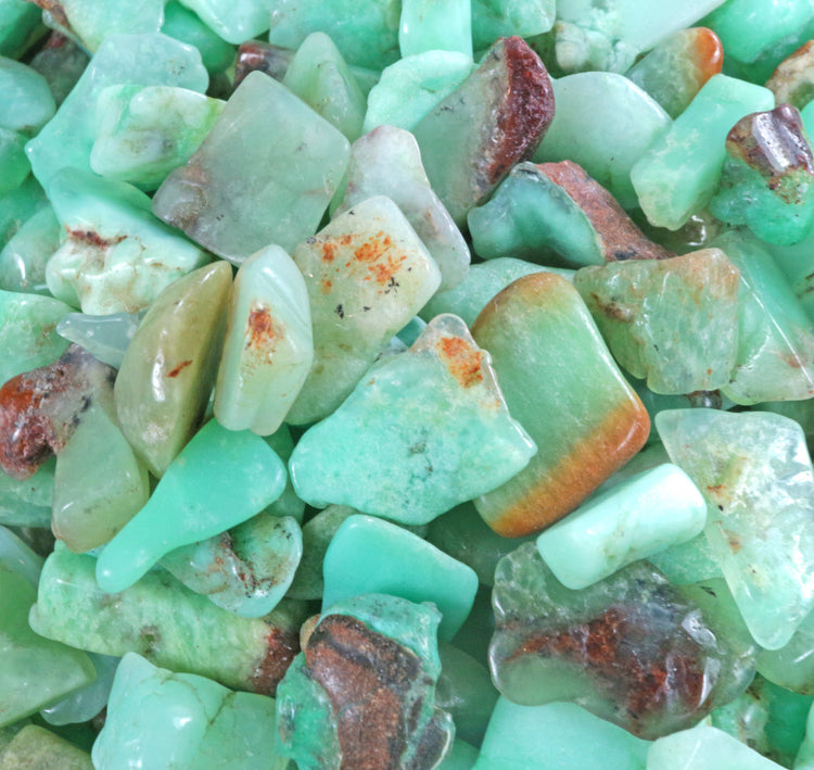 Chrysoprase mini tumbled stones