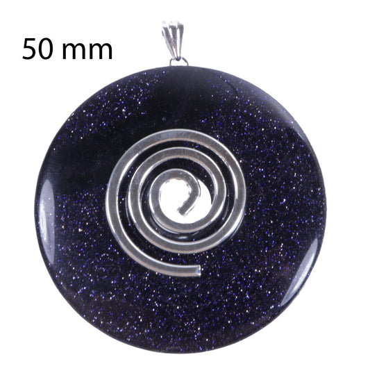 Donut holder spiral for 40 mm donut stones