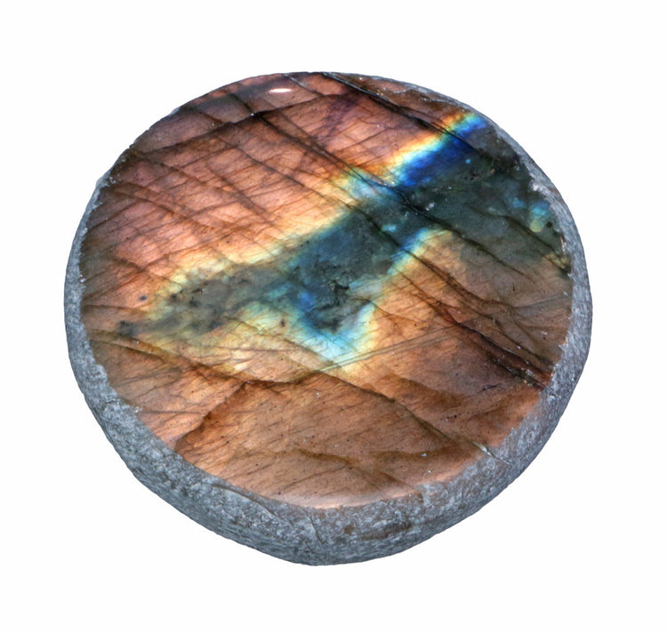 Labradorite Emu Egg | Polished tumbled stone