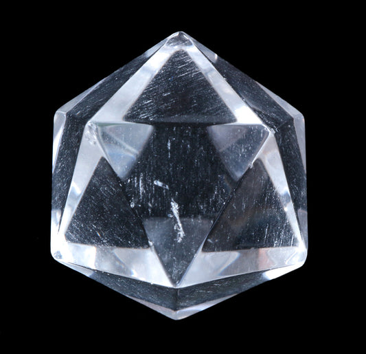 Rock crystal icosahedron