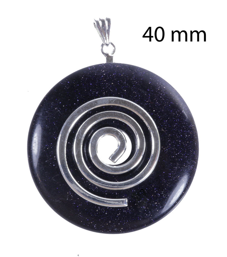 Donut holder spiral for 40 mm donut stones